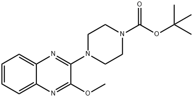 4-(3-甲氧基-2-喹喔啉基)-1-哌嗪甲酸叔丁酯,1065484-41-4,结构式