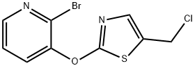 2-BroMo-3-(5-chloroMethyl-thiazol-2-yloxy)-pyridine, 98+% C9H6BrClN2OS, MW: 305.58 Struktur