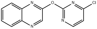 2-(4-Chloro-pyriMidin-2-yloxy)-quinoxaline, 98+% C12H7ClN4O, MW: 258.67 Struktur