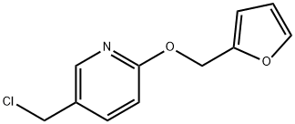 5-(氯甲基)-2-(2-呋喃基甲氧基)吡啶 结构式