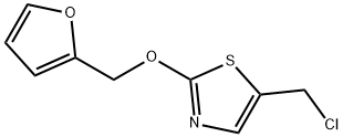 5-(氯甲基)-2-(2-呋喃基甲氧基)噻唑 结构式