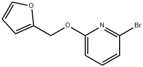 2-BroMo-6-(furan-2-ylMethoxy)-pyridine, 98+% C10H8BrNO2, MW: 254.08 Struktur