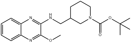 3-[(3-메톡시-퀴녹살린-2-일라미노)-메틸]-피페리딘-1-카르복실산tert-부틸에스테르