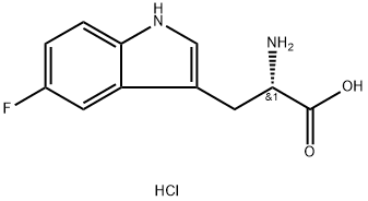 5-fluoro-L-tryptophan hydrochloride Structure