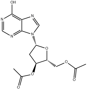 3'-5'-DI-O-ACETYL-2'-DEOXYINOSINE Struktur