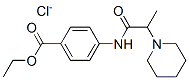 ethyl 4-[2-(3,4,5,6-tetrahydro-2H-pyridin-1-yl)propanoylamino]benzoate chloride|