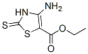 5-Thiazolecarboxylicacid,4-amino-2,3-dihydro-2-thioxo-,ethylester(9CI) 化学構造式