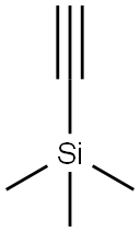 乙炔基三甲基硅烷, 1066-54-2, 结构式