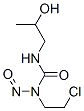 1-nitroso-1-(2-chloroethyl)-3-(2-hydroxypropyl)urea Structure