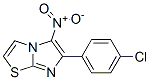 5-nitro-6-p-chlorophenylimidazo(2,1-b)thiazole,106636-49-1,结构式