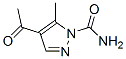 1H-Pyrazole-1-carboxamide, 4-acetyl-5-methyl- (9CI) Structure