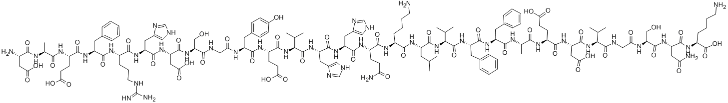 (GLN11)-AMYLOID BETA-PROTEIN (1-28) Structure