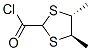 1,3-Dithiolane-2-carbonylchloride,4,5-dimethyl-,(2alpha,4alpha,5beta)-(9CI) 结构式
