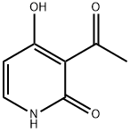 3-乙酰基-4-羟基吡啶-2(1H)-酮 结构式