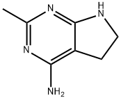 1H-Pyrrolo[2,3-d]pyrimidin-4-amine, 5,6-dihydro-2-methyl- (9CI) Structure