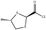 1,3-Dithiolane-2-carbonyl chloride, 4-methyl-, trans- (9CI) Structure