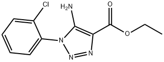 5-Amino-1-(2-chlorophenyl)-1H-1,2,3-triazole-4-carboxylic<br>acid ethyl ester|