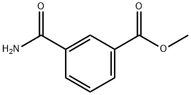 3-氨基甲酰基苯甲酸甲酯, 106748-24-7, 结构式