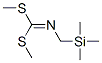 [(Trimethylsilyl)methyl]carbonimidodithioic acid dimethyl ester|