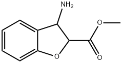 2-Benzofurancarboxylicacid,3-amino-2,3-dihydro-,methylester(9CI) 结构式