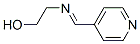 Ethanol, 2-[(4-pyridinylmethylene)amino]- (9CI) Structure