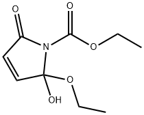 1H-Pyrrole-1-carboxylicacid,2-ethoxy-2,5-dihydro-2-hydroxy-5-oxo-,ethylester(9CI) 化学構造式