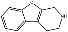 1,2,3,4-テトラヒドロベンゾ[4,5]フロ[2,3-C]ピリジン 化学構造式