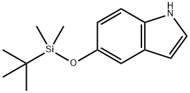 5-(TERT-BUTYLDIMETHYLSILYLOXY)-1H-INDOLE Struktur