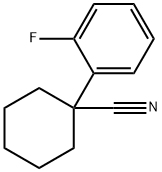 1-(2-氟苯基)环已烷腈 结构式