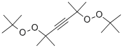 2,5-ビス(tert-ブチルペルオキシ)-2,5-ジメチル-3-ヘキシン 化学構造式