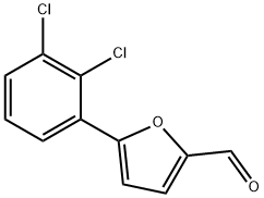 5-(2,3-二氯苯基)-2-呋喃醛,106827-26-3,结构式