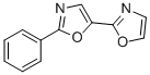 2'-PHENYL-[2,5']BIOXAZOLYL 化学構造式
