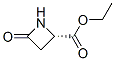 2-Azetidinecarboxylicacid,4-oxo-,ethylester,(S)-(9CI) Structure