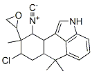 8-Chloro-2,6,6a,7,8,9,10,10a-octahydro-10-isocyano-6,6,9-trimethyl-9-oxiranylnaphth[1,2,3-cd]indole|