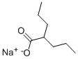 Sodium 2-propylpentanoate Struktur