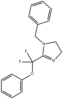 1-Benzyl-2-(difluoro(phenoxy)Methyl)-4,5-dihydro-1H-iMidazole Struktur
