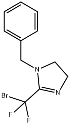 1-Benzyl-2-(broModifluoroMethyl)-4,5-dihydro-1H-iMidazole Struktur