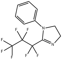 2-(Perfluoropropyl)-1-phenyl-4,5-dihydro-1H-iMidazole Struktur