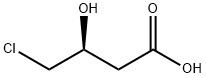 Butanoic acid, 4-chloro-3-hydroxy-, (3S)- Struktur