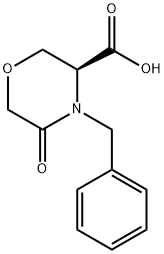 (3S)-4-Benzyl-5-oxomorpholine-3-carboxylic acid