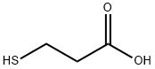 3-Mercaptopropionic acid Struktur