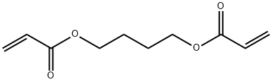 1,4-ビス(アクリロイルオキシ)ブタン 化学構造式