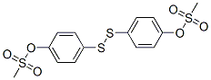 Bis(4-methylsulfonyloxyphenyl) persulfide Struktur