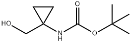 (1-羟甲基环丙基)-叔丁氧羰基氨基,107017-73-2,结构式