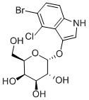 5-溴-4-氯-3-吲哚基-alpha-D-吡喃半乳糖苷, 107021-38-5, 结构式