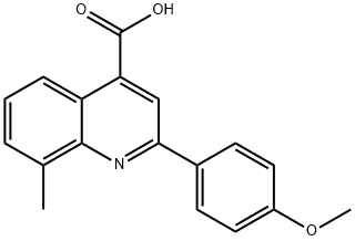 107027-47-4 2-(4-メトキシフェニル)-8-メチルキノリン-4-カルボン酸