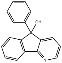 5-phenyl-5H-indeno[1,2-b]pyridin-5-ol Struktur