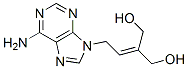 9-(4-Hydroxy-3-(hydroxymethyl)-2-butenyl)adenine Structure