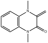 2(1H)-Quinoxalinone,3,4-dihydro-1,4-dimethyl-3-methylene-(9CI) 化学構造式