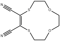 8,9-二氰基-1,4-二氧代-7,10-二硫代环-十二烷-8-烯, 107089-68-9, 结构式